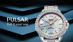 Dames horloge Pulsar solar swarovski PY5011X1